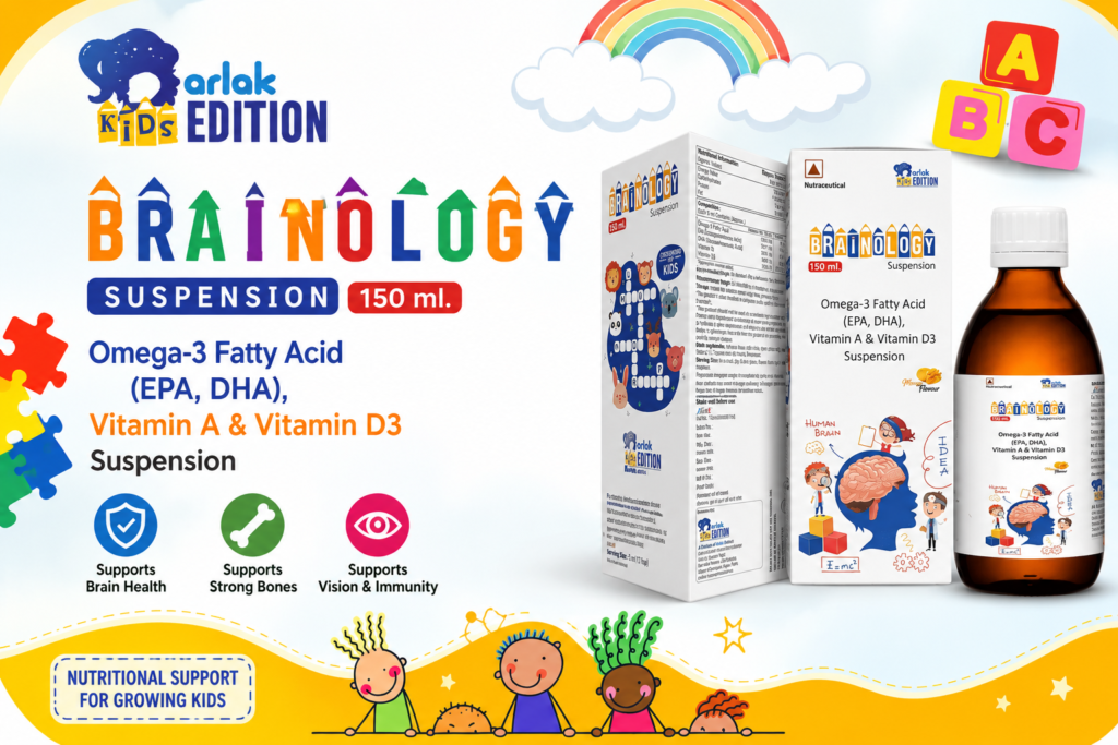 Omega-3 EPA DHA Vitamin A D3 Pediatric Suspension PCD Franchise India