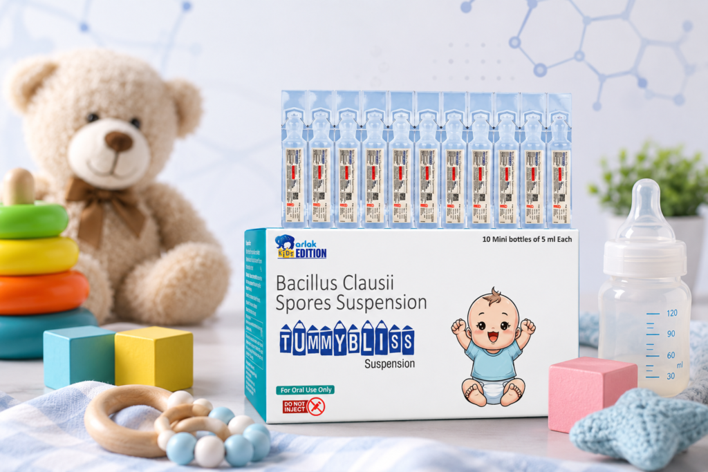 Bacillus Clausii Spores Suspension Uses for Baby & Kids | Arlak Kids